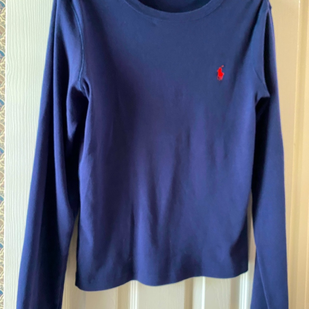 RALPH LAUREN Sport Crew Sweater, Super Soft & Comfortable;Size XL,Beautiful Blue